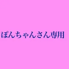 ぽんちゃんさん専用