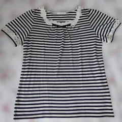 axes femme ボーダー 半袖 カットソーのサムネイル