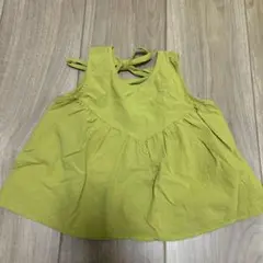 ノースリーブタンクトップ ライムグリーン