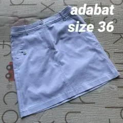 adabat アダバット ゴルフ スカート 薄手 36 ホワイトのサムネイル