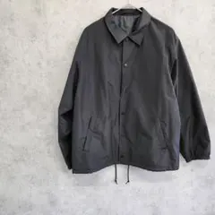 GU ジーユー ウィンドプルーフカラーコーチジャケット防風素材 撥水機能　L