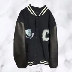 Columbia University スタジャン ネイビー