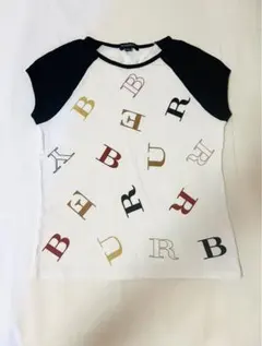美品！BURBERRY ロゴ Tシャツ 150 半袖　春夏　xsのサムネイル