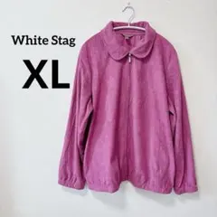 White Stag 【XL】 ピンク ジャケット フリース