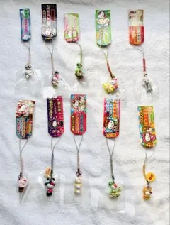 レア オコジョ親子 バージョン キティ 根付 ストラップ まとめ売り