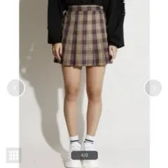 a*a様 WEGOウィゴー プリーツスカート チェック柄 制服風