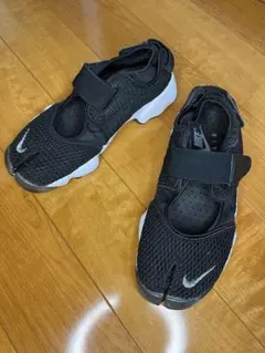 【NIKE】ナイキ エアリフトブラック 黒24.0cm 足袋