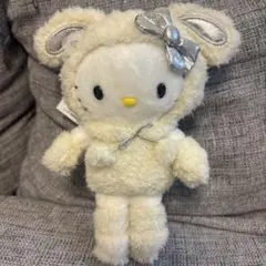 ハローキティ展　マスコットぬいぐるみ　うさぎ　京都展限定