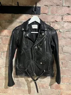 beautiful people ブラック レザーライダースジャケット