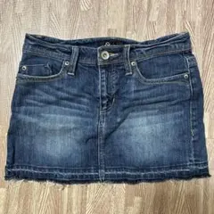 デニム　ミニスカート サイズ36 S インディゴ Y2K 平成ギャル