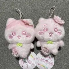 ちいかわ ぬいぱれっと さくらいろ マスコット ちいかわ ハチワレ 2個セット②