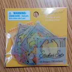 サンリオ　郵便局限定　ステッカーセット　ポムポムプリン