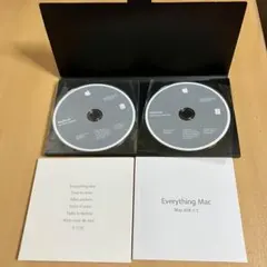 Apple MacBook用のインストールディスク2枚セット