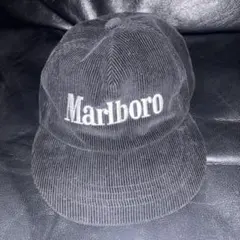 Marlboro コーデュロイキャップ 黒