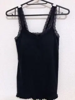 ユニクロ ブラトップ キャミソール 黒 即日発送