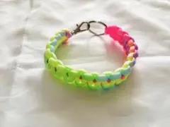 カラフルネオンパラコード キーホルダー