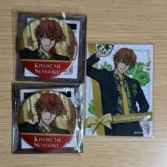 テニプリ イオン ロイヤルタイム 千石清純 缶バッジ&クッキーカード
