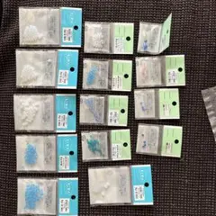 ビーズセット 16パック 様々な色とサイズ　スワロフスキー