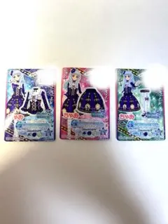 アイカツスターズ　白銀リリィブルーゴシックフリルセットアップ　パンプス ブルーゴシックフリルセットアップ アイカツスターズ 白銀リリィ