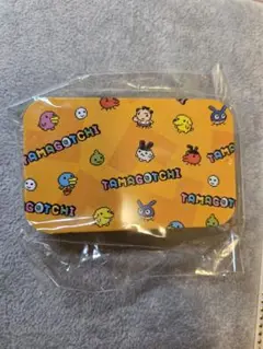 たまごっち スライド缶 ⑦ 総柄オレンジ