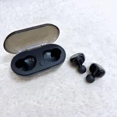 3COINS T7-KYK ワイヤレスイヤホン 黒 ケース付 スリコ 中古のサムネイル