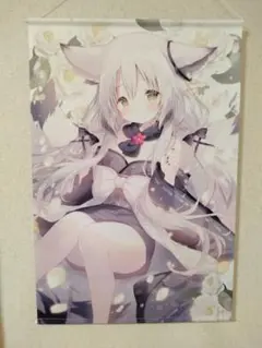 しらたま 九尾ちゃん B2タペストリー FANBOX限定