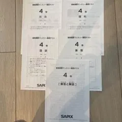 2026年最新】sapix 4年 マンスリーの人気アイテム - メルカリ