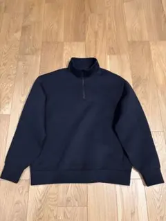 ユニクロ メンズ ウルトラストレッチドライスウェットハーフジッププルオーバー