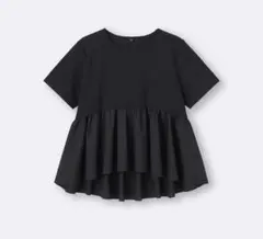 【新品、未使用】GU 布帛コンビネーションT