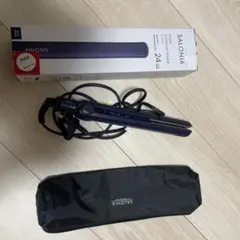 SALONIA ヘアストレートアイロン ネイビー24mm SL-004SNV