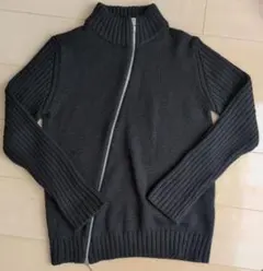 ジップアップ ニット