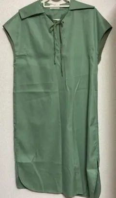 限界価格最終値下r.p.s セーラーカラーグリーンワンピース Fサイズ