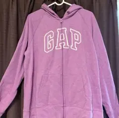 GAP パープル フード付きパーカー