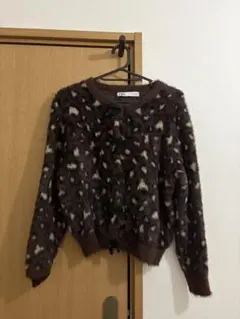 ZARA レオパード柄 ニットセーター 長袖