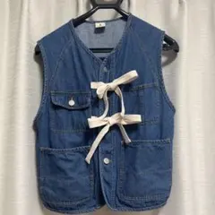 niko and ... インディゴデニムベスト