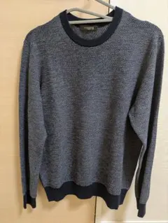 MACKINTOSH ネイビー クルーネックニット