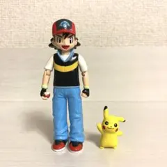 ポケモン ポーズフィギュア サトシ ピカチュウ 可動式 2008年