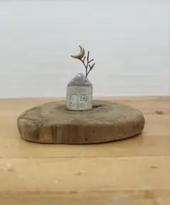 木と三日月のオブジェ 北欧雑貨 イルムスミナペルホネンIDEEアクタス
