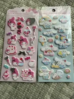 【新品】ジュエルマシュマロステッカーズ シナモロール　マイメロ サンリオ