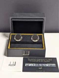 dunhill/ダンヒル カフス オニキス silver925