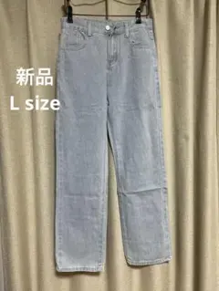 ライトブルーワイドレッグデニム