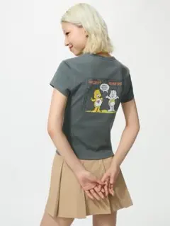 UNIQLO ユニクロ　ケアベア　ミニTシャツ　care bears Lサイズのサムネイル