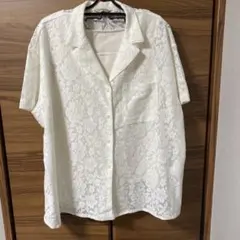 新品未使用⭐︎Samantha Mos2ホワイト 花柄レース 半袖シャツのサムネイル