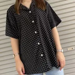 SAG HARBOR dot pattern shirt.のサムネイル
