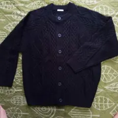 ケーブルニットカーディガン
