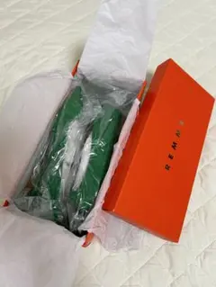 REMME グリーンサンダル　フラットパンプスのサムネイル