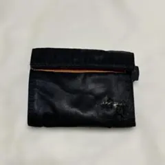 【PORTER / ポーター】 三つ折り財布 ブラック ナイロン 訳あり