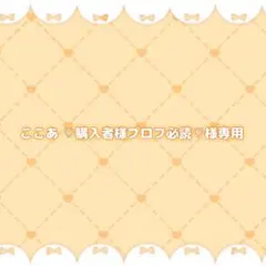 ここあ ♡購入者様プロフ必読♡様専用