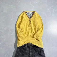 archive NICOLE striped henry neck y2kのサムネイル