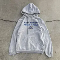 adidas カレッジロゴ パーカー 陸上 USA古着 ニューヘブン大学